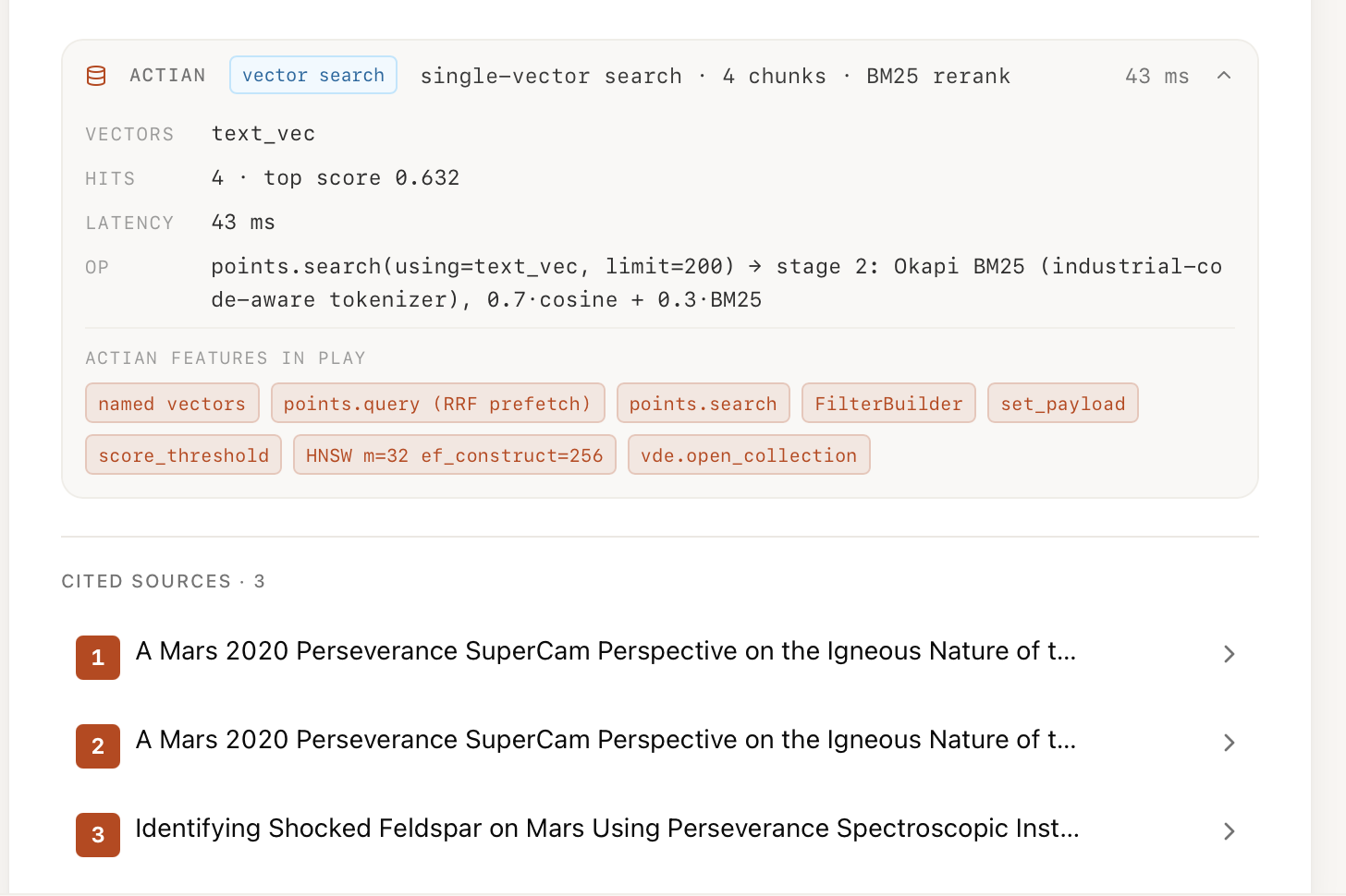 Citations resolve to real source PDFs