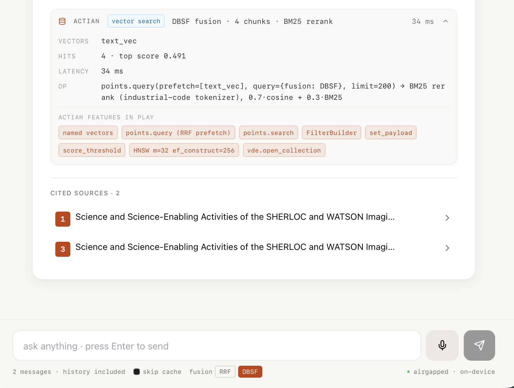 DBSF (Distribution-Based Score Fusion)